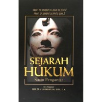 Sejarah Hukum : Suatu Pengantar