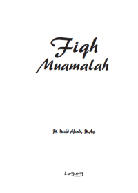 FIQH MUAMALAH